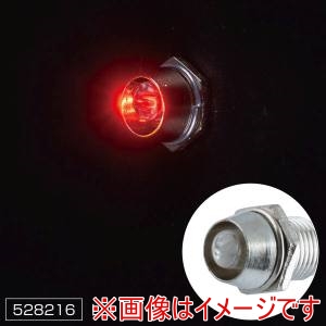 ジェットイノウエ JET INOUE  ジェットイノウエ 528216 LEDミニパイロットランプ 24V レッド