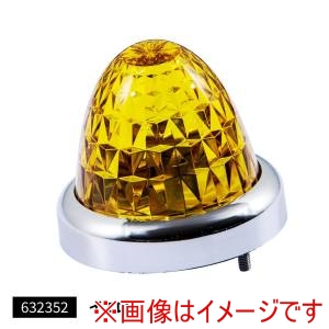 ジェットイノウエ JET INOUE  ジェットイノウエ 632352 トラック用品 バスマーカーランプ G-1型プラスチックレンズ イエロー