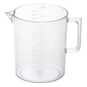エンテック ENTEC エンテック ポリカーボネイト メジャーカップ 3L 計量カップ 水マス