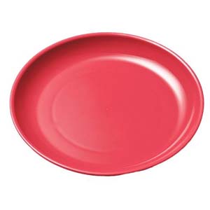 エンテック ENTEC エンテック PP 給食皿 16cm レッド No.1712R