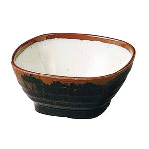 エンテック ENTEC エンテック メラミン和食器 長次郎窯 角 小鉢 内白 AN-50W