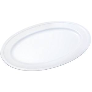 エンテック ENTEC エンテック PW-10 小判皿 18インチ 白無地