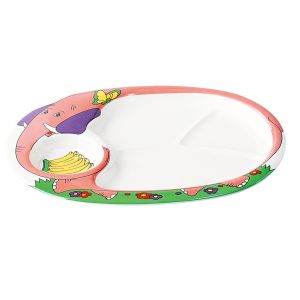 エンテック ENTEC エンテック メラミンお子様 ランチ皿 ゾウ