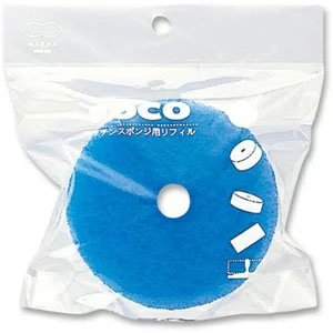 マーナ MARNA マーナ ポコ キッチンスポンジ用 リフィル ブルー K095B
