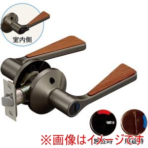 マツ六 マツ六 7010046 リフォーム用レバーハンドル錠 表示錠 トイレ用