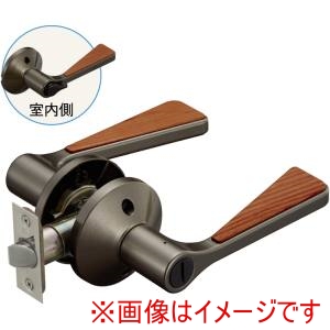 マツ六 マツ六 7010066 リフォーム用レバーハンドル錠 間仕切錠 個室用