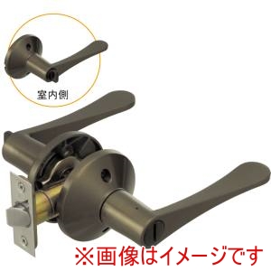 マツ六 マツ六 7010165 リフォーム用レバーハンドル錠 間仕切錠 個室用