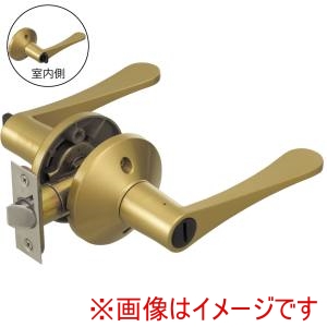 マツ六 マツ六 7010166 リフォーム用レバーハンドル錠 間仕切錠 個室用