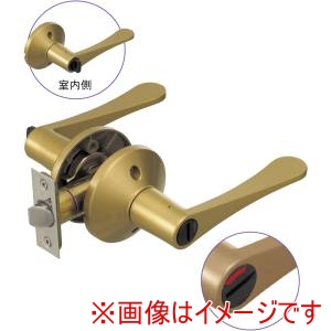 マツ六 マツ六 7010169 リフォーム用レバーハンドル錠 表示錠 トイレ用