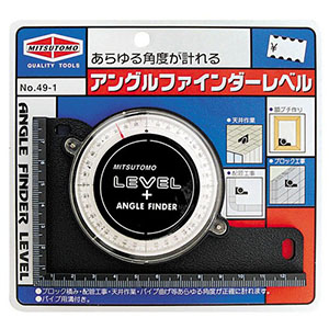 イチネンMTM ミツトモ 04901 アングルファインダーレベル パイプ用溝付 イチネンMTM
