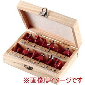 イチネンアクセス RELIEF イチネンアクセス 30661 12本組 超硬刃トリマービット