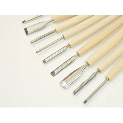  道刃物工業 道刃物工業 ハイス小道具のみ 9本組 レザーケース 