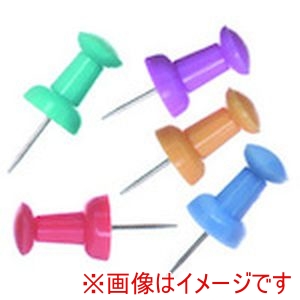 ベロス VELOS ベロス SSD-108P スマートスリム ダルマ画鋲 パステルMIX 15本入