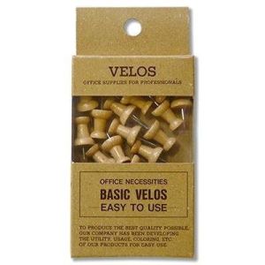 ベロス ベロス ダルマ画鋲 木製 DF-108W