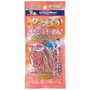 ドギーマンハヤシ DoggyMan ドギーマン やわらかササミほそーめん おさかなサンド 25g 猫 キャットフード