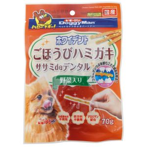 ドギーマンハヤシ DoggyMan ドギーマン ホワイデント ササミdeデンタル 野菜入り 70g