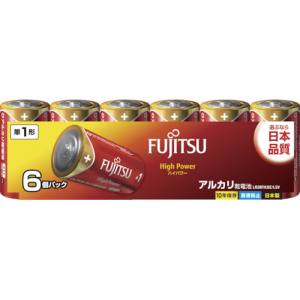 富士通 富士通 LR20FH 6S アルカリ単1 6個 HighPower