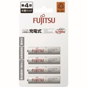 富士通 富士通 HR-4UTC 4B ニッケル水素充電池 単4 4本入 