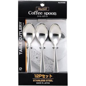 パール金属 Pearl パール金属 B5409 シェルタ ステンレス製コーヒースプーン 12Pセット