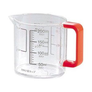 パール金属 Colors耐熱計量カップ200?オレンジ C-1387