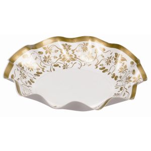 パール金属 Pearl パール金属 リトルリッチ WAVE ペーパー 浅ボウル 17cm 5枚入 D-303