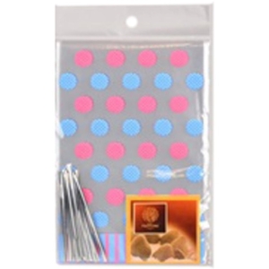 パール金属 Pearl パール金属 D6249 ラフィネ お菓子袋L ドット 15枚入