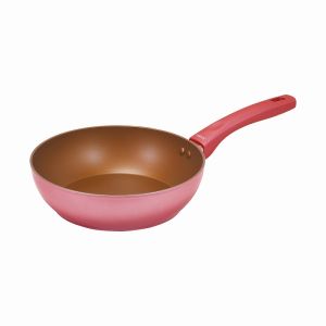 パール金属 パール金属 VISIONS GOLDCoating IH対応ディープパン 24 PINK CP-8797