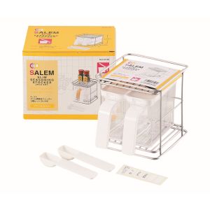 パール金属 パール金属 セーラム スリム調味料ストッカー2個セット H-6128