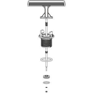 フルプラ FURUPLA フルプラ 81 部品No.81 ポンプシャフト部セット #5501#7500#7550#7560用 