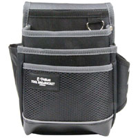 E-Value E-Value EDK-2D GR 腰袋 3段 ブラック & グレー