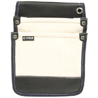 E-Value E-Value EHN-D WH ホワイト 帆布製電工腰袋