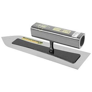 金長 金長 仕上鏝 ステン 0.3 黒塗角柄 195mm