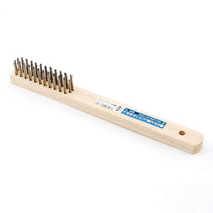 SK11 SK11 NO.112 ステンワイヤーブラシ木柄4行
