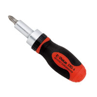 E-Value E-Value ERD-4 ソフトグリップラチェットドライバー