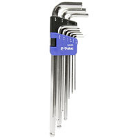 E-Value ボールポイント六角棒レンチセット EL ELBW09EL