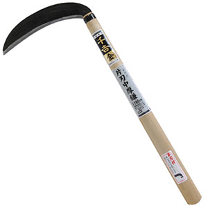 藤原産業 千吉 金 片刃中厚鎌 本刃付 180MM