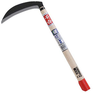 千吉 千吉 両刃中厚鎌 角型 180mm