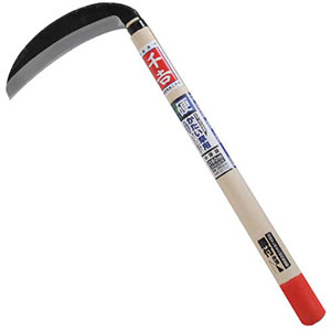 千吉 千吉 180MM 片刃中厚鎌 角度付