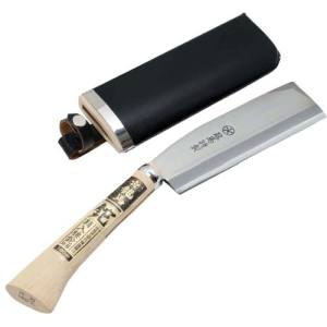 梅鉢龍馬 本家龍馬 鞘入腰鉈 片刃 180mm