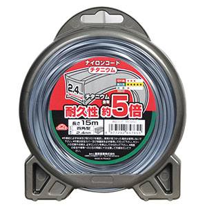 セフティー3 セフティー3 2.4mmX15M チタニウムナイロンコード□型