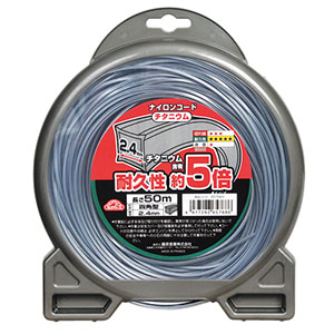 セフティー3 セフティー3 2.4mm x 50M チタニウムナイロンコード□型