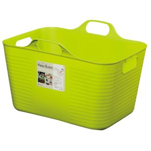 ヒマラヤ化学工業所 ヒマラヤ化学 ハッピーバケット 角 M型 グリーン 1508