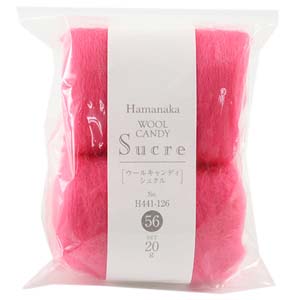 ハマナカ Hamanaka ハマナカ フェルト羊毛 ウールキャンディ シュクル ソリッド col.56 H441-126-56