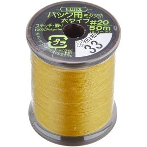 フジックス FUJIX フジックス バッグ用 ミシン糸 太タイプ 20番 50m 22 FK1262-33