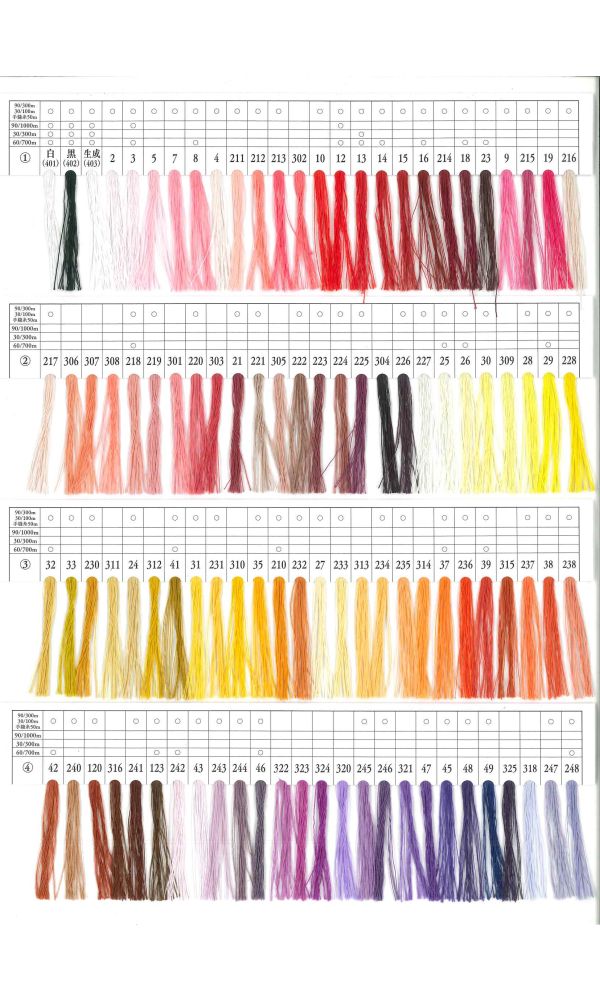  フジックス FUJIX フジックス シャッペスパン 30番 300m 色番号 403 生成 厚地用 ミシン糸 FK68-403