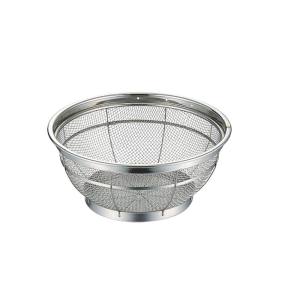 本間冬治工業 本間冬治工業 弁慶 18-8 F型ザル 荒目 33cm