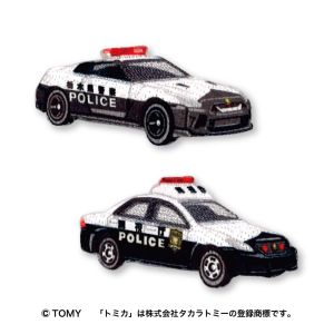 パイオニア パイオニア トミカワッペン 日産 GT-R パトロールカー トヨタ クラウン パトロールカー TOM650-TOM27