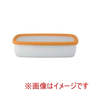 富士ホーロー 富士ホーロー コンテ ホーロー 浅型角容器M KE-M SY サフランイエロー