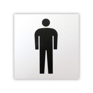 光 光 KMP1661-1 アクリルマットサイン 男マーク 160mmX160mm