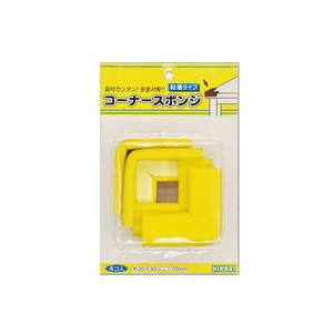 光 光 PSRK-310 スポンジコーナー用 黄 30x30mm 4個入